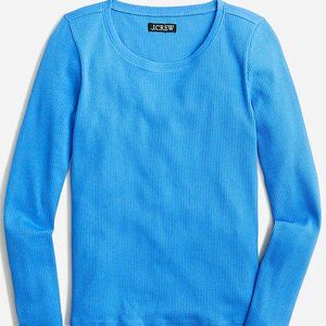 J.Crew Womens Long-Sleeve Crewneck t-shirt in Vintage Rib - XS
